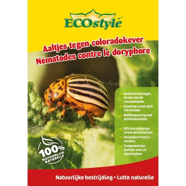 Aaltjes tegen coloradokever - 100 m² Ecostyle Aaltjes Tegen Coloradokever - 100 M² -Outdoor Tuinonderhoudswinkel 1616678763 1 600