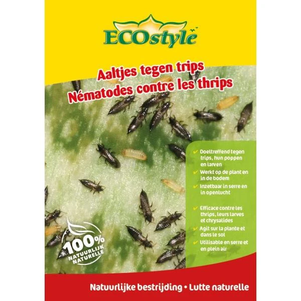Aaltjes tegen larven van trips - 100 m² Ecostyle Aaltjes Tegen Larven Van Trips - 100 M² -Outdoor Tuinonderhoudswinkel 1616745194 1 600
