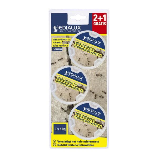 Formu gebruiksklare mierenlokdoos 2 + 1 - set van 3 stuks EDIALUX Formu Gebruiksklare Mierenlokdoos 2 + 1 - Set Van 3 Stuks -Outdoor Tuinonderhoudswinkel 1673619062 1 600