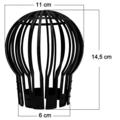 Dakgoot Bladvangers Tegen Verstopte Afvoerpijpen - Set Van 2 Stuks -Outdoor Tuinonderhoudswinkel dakgootbeschermers 1484066306 4 600
