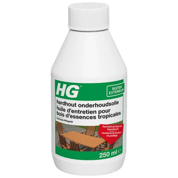 HG hardhout onderhoudsolie - 250 ml HG Hardhout Onderhoudsolie - 250 Ml -Outdoor Tuinonderhoudswinkel hg hardhout onderhoudsolie 1624956746 30 600
